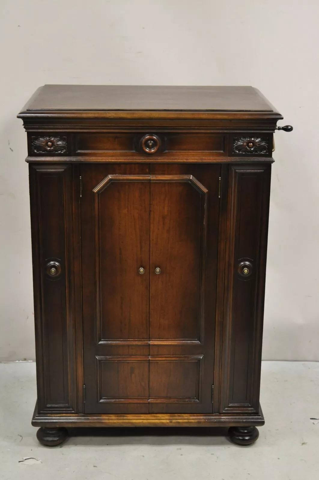 Máquina parlante Victor Victrola Tocadiscos de caoba 