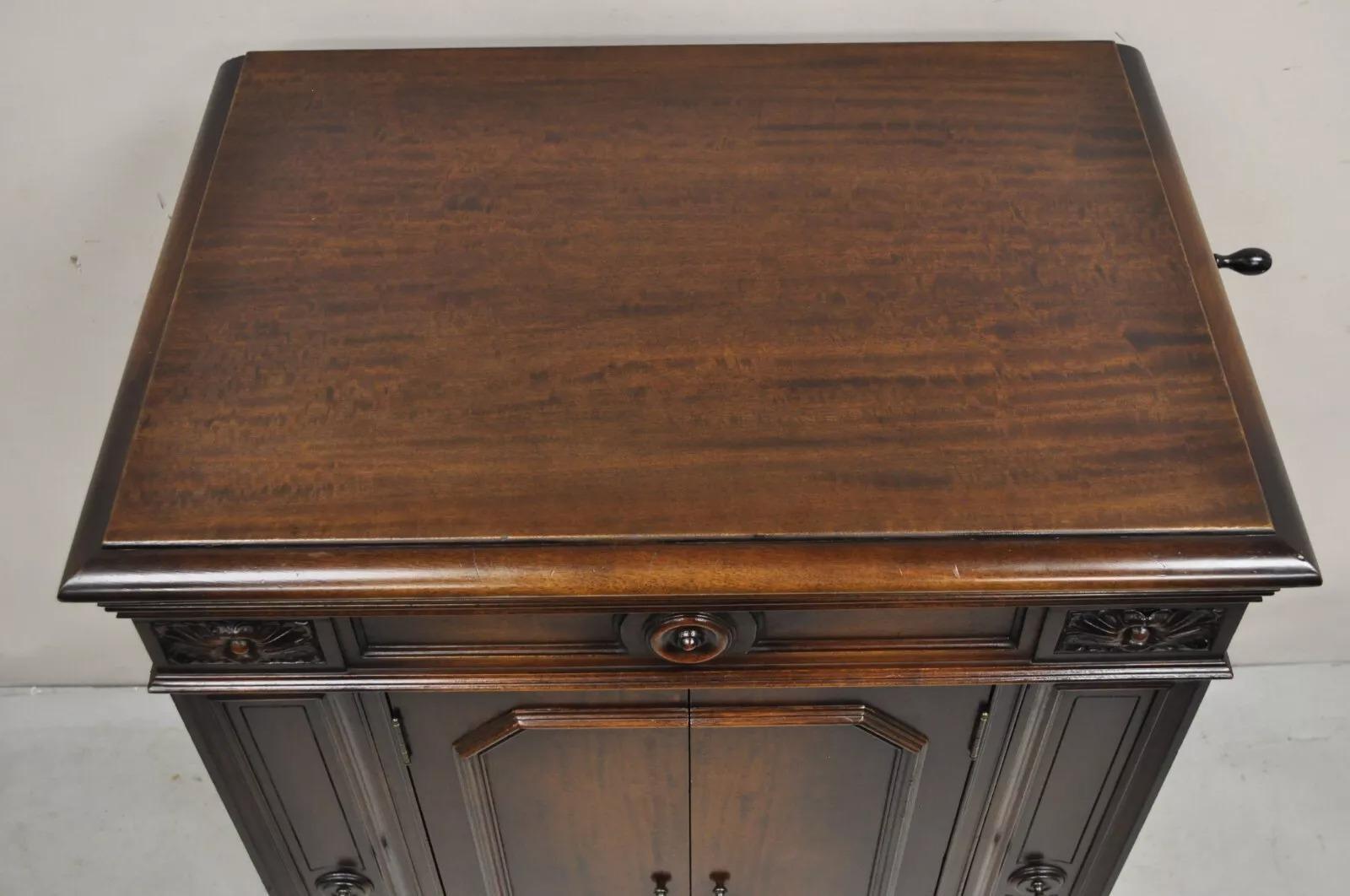 Máquina parlante Victor Victrola Tocadiscos de caoba 