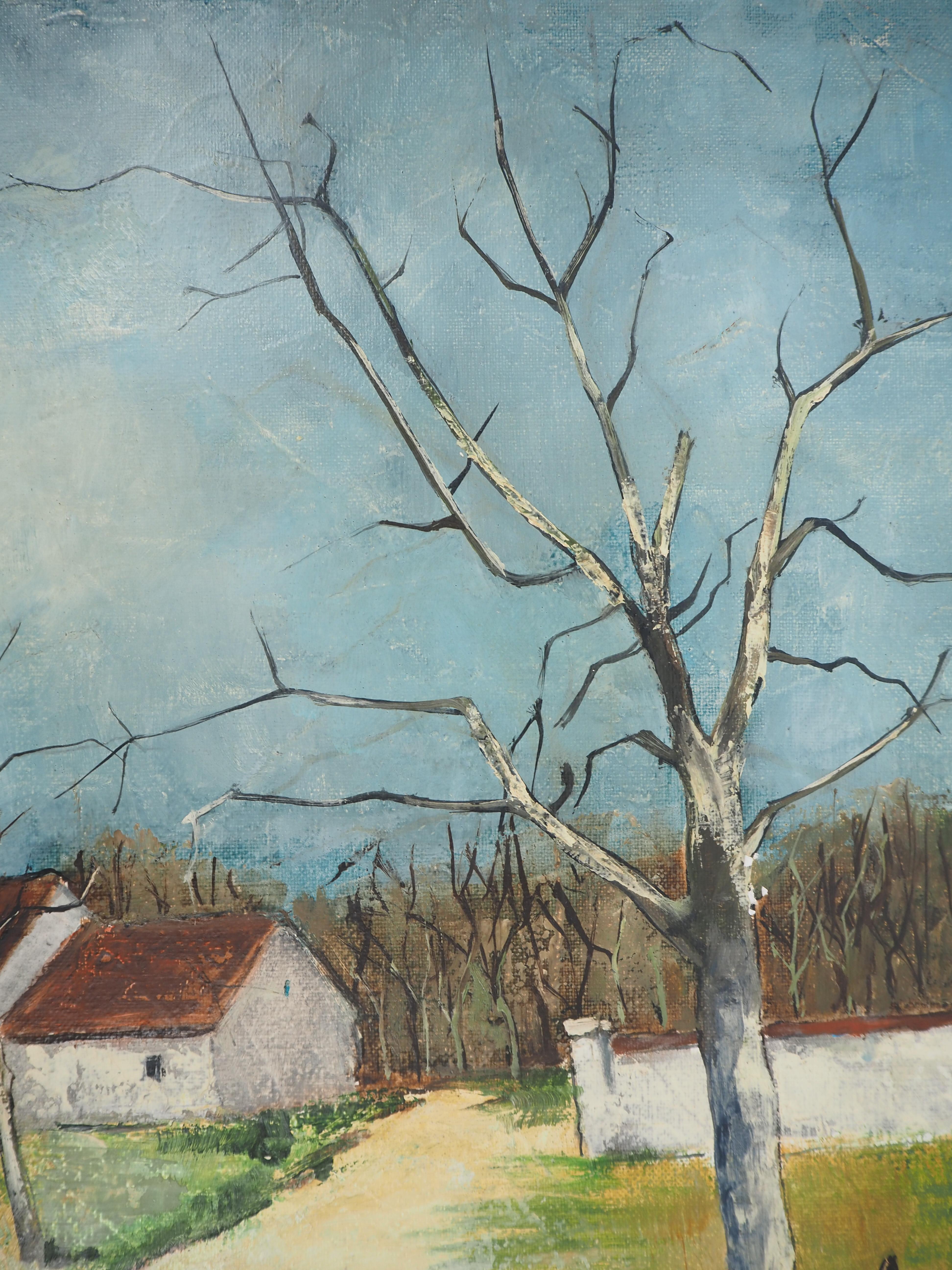 Victor VIKO (Victor KONSENS, known as 1915-1998)
The Countryside : The Old House

Original oil on canvas
Signed lower right
Title and countersigned on the back
On canvas 55 x 46 cm (c. 22 x 18in)

Excellent condition, small defects at the edge of
