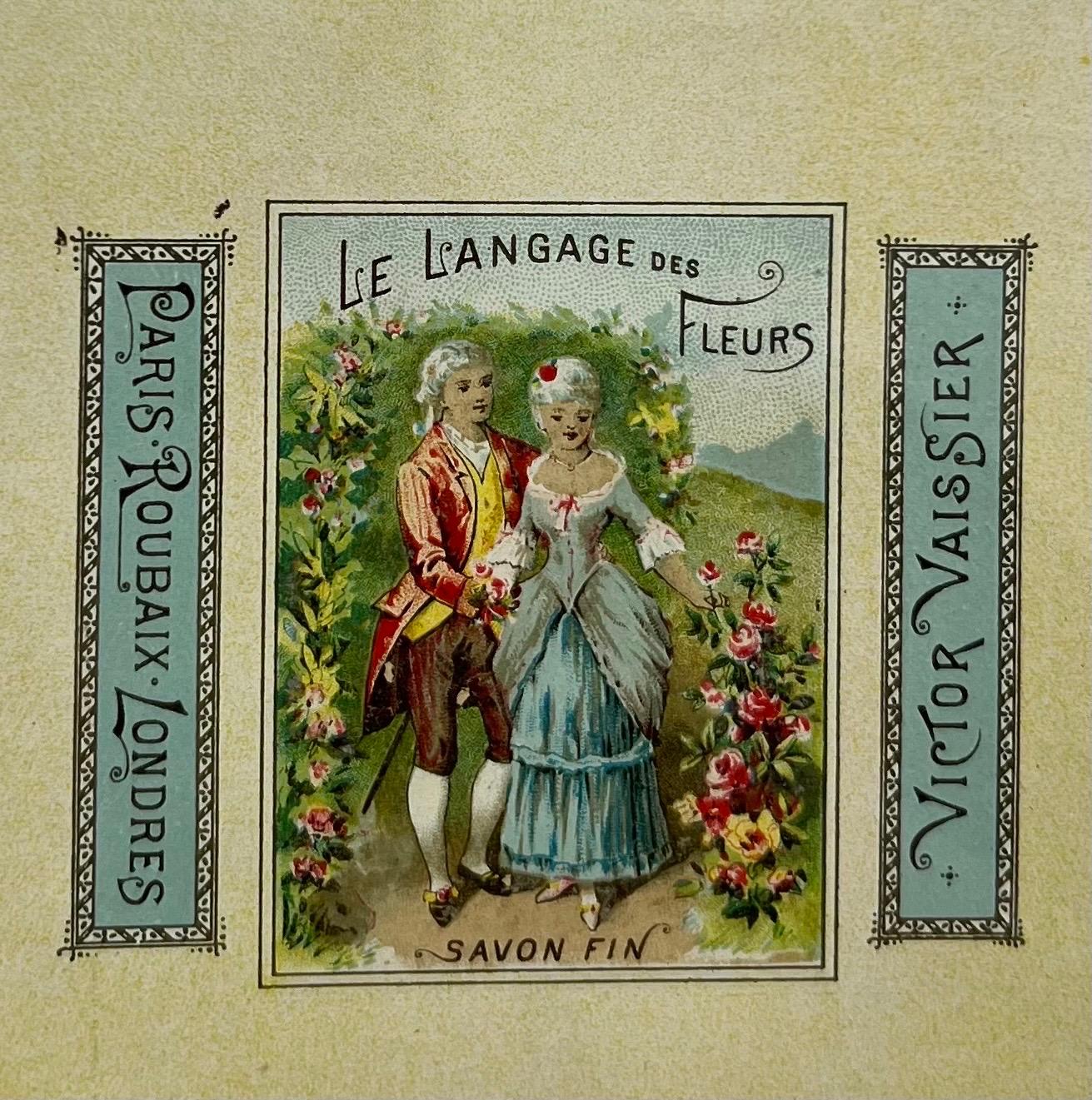 Victor Vissier Label de savon français  Encadré avec COA , 1940's en vente 2