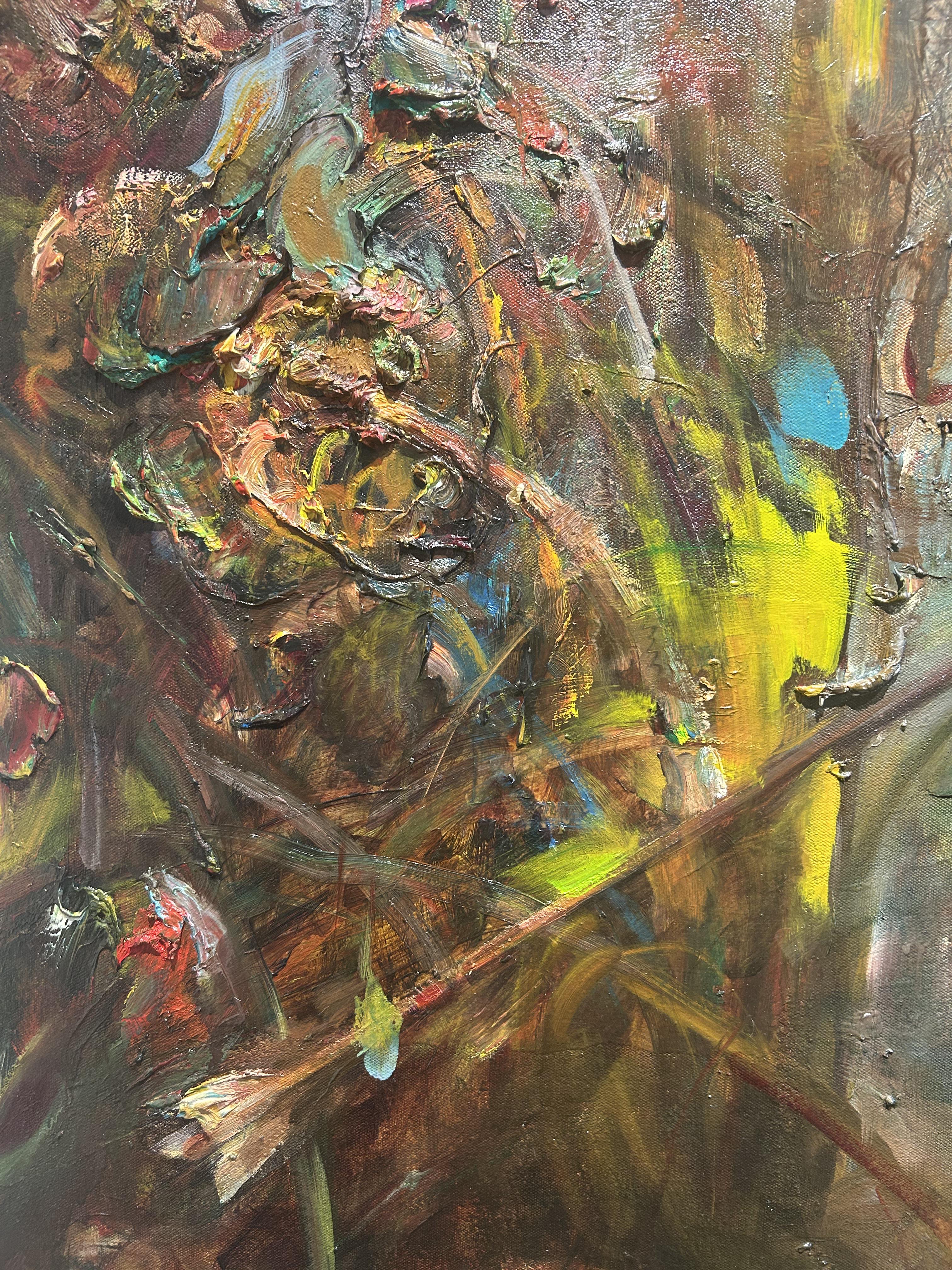 Contemporary, Oil Painting, Canvas, Figurative, Portrait, 