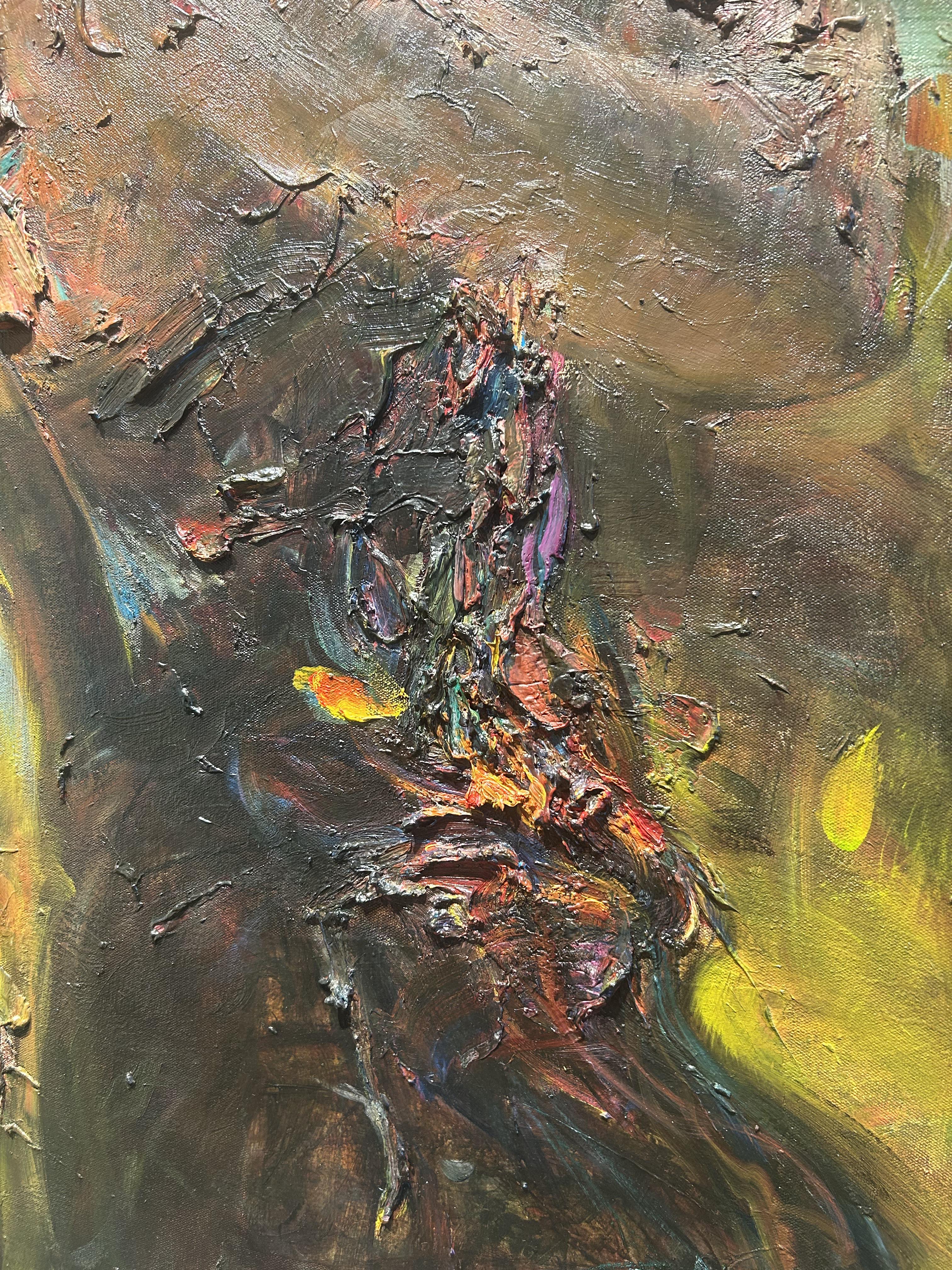 Contemporary, Oil Painting, Canvas, Figurative, Portrait, 