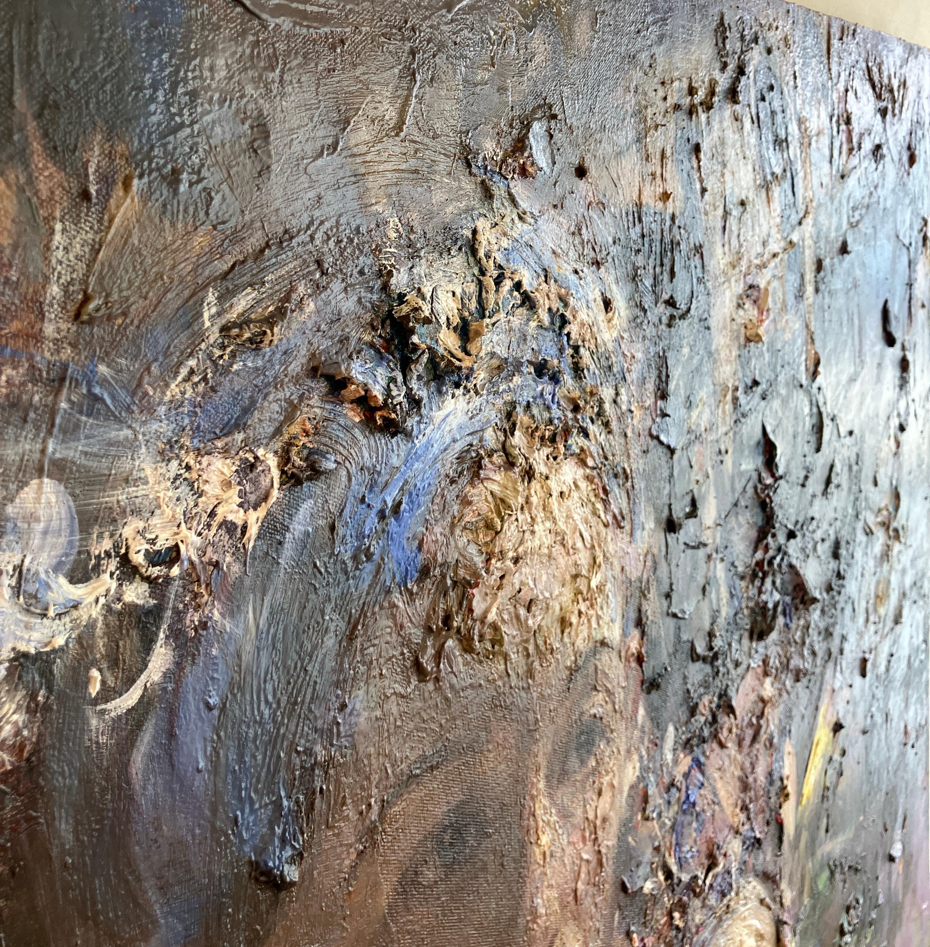 Ölgemälde auf Leinwand, Dramatische Beleuchtung, Strukturiert, Victor Wang, Maiden Voyage im Angebot 6