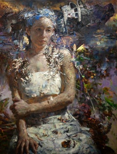 Pittura a olio su tela, Illuminazione drammatica, Struttura, Victor Wang, Maiden Voyage