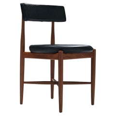Victor Wilkins for G-Plan 'Fresco' Dining Chair in Teak and Black Fabric