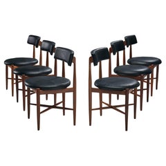 Retro Victor Wilkins for G Plan Set of 'Fresco' Six Dining Chairs in Teak 