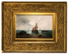 Victor William Ellis (1921-1983) Ships at Sea