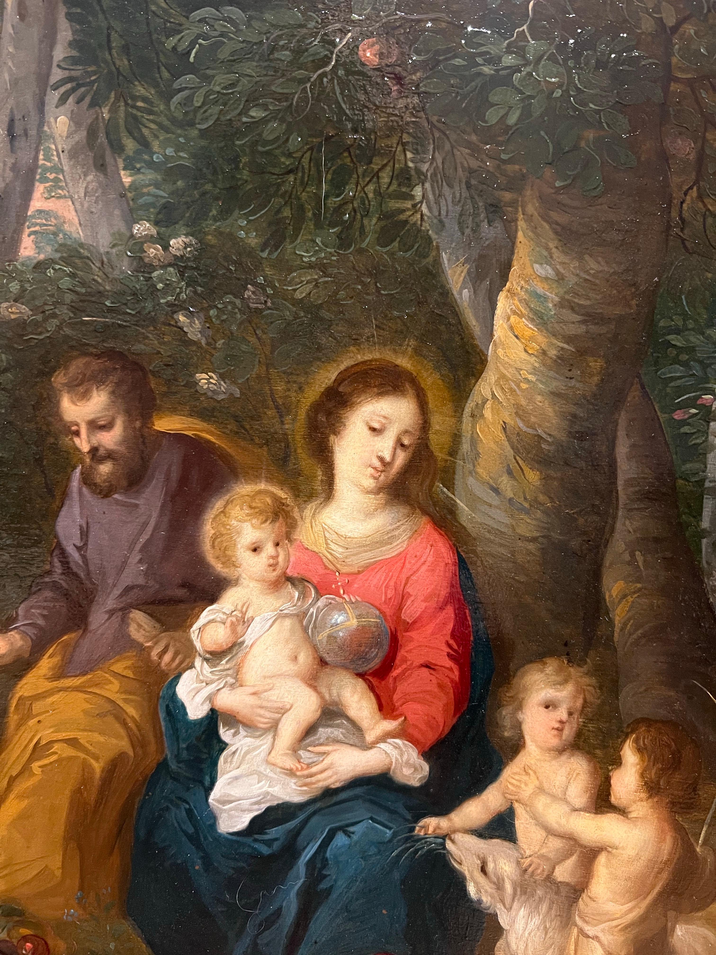 17th century Flemish Old master painting 