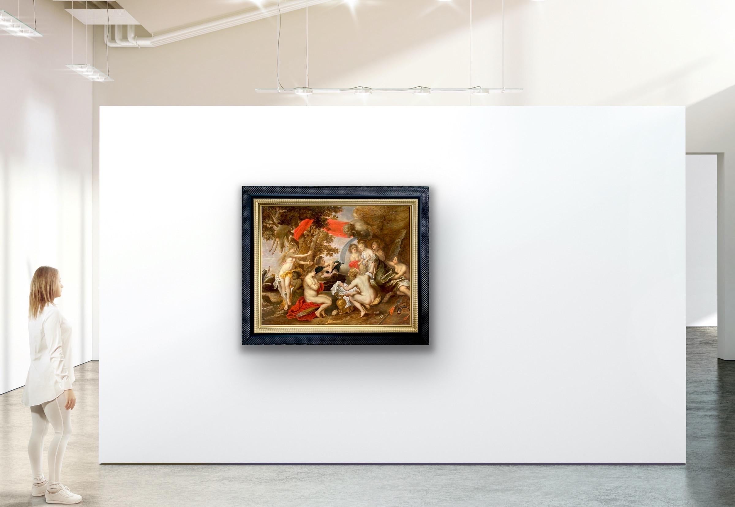 Großes altmeisterliches flämisches Gemälde aus dem 17. Jahrhundert - Diana und Kallisto - Rubens – Painting von Victor Wolfvoet the Younger