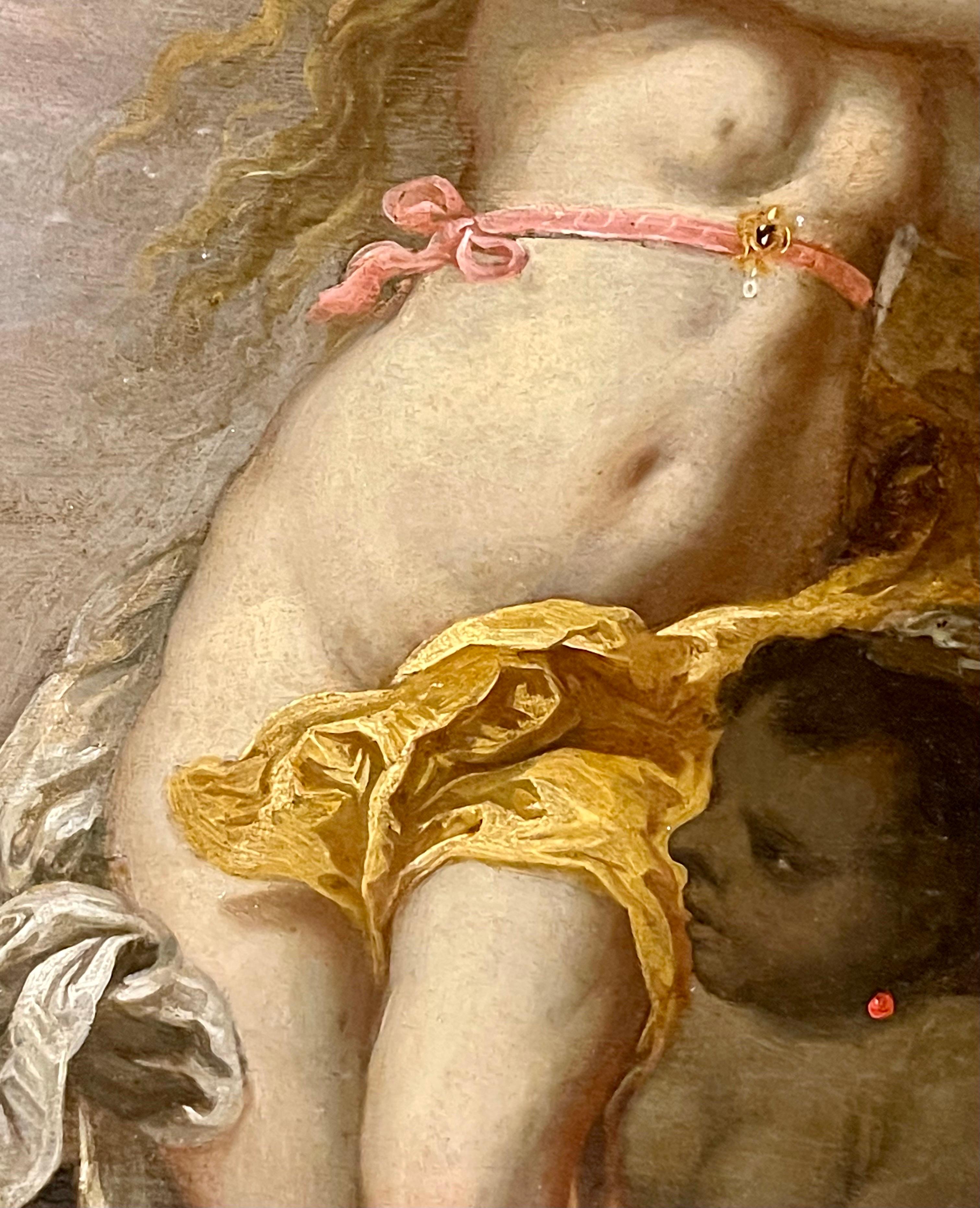 Großes altmeisterliches flämisches Gemälde aus dem 17. Jahrhundert - Diana und Kallisto - Rubens im Angebot 3