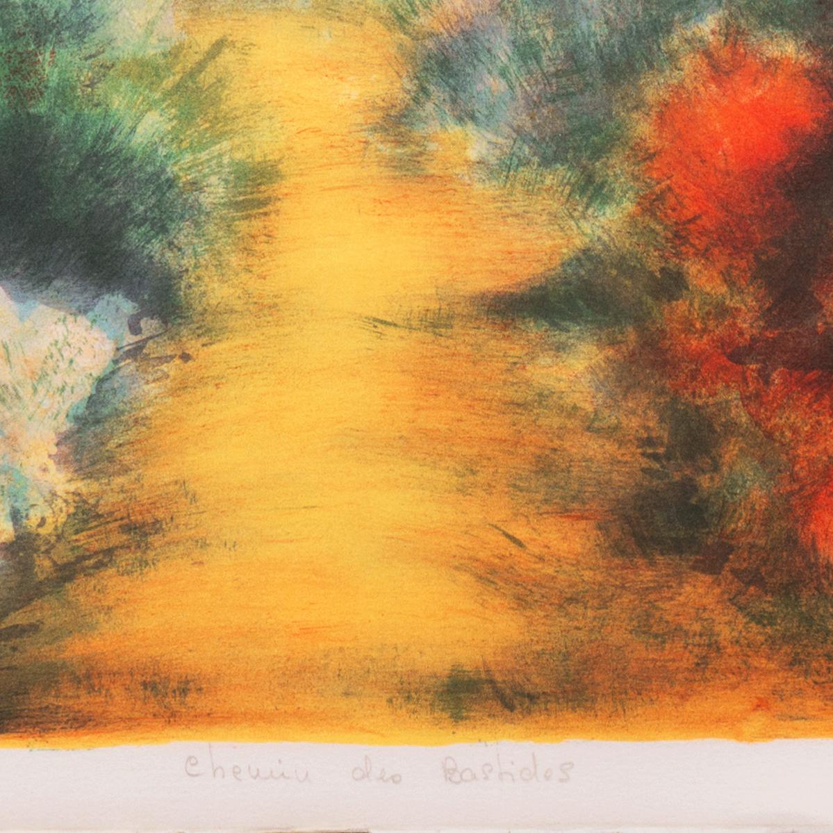 'Chemin des Bastides, Aix-en-Provence', Côte d'Azur, French Post-Impressionist For Sale 1