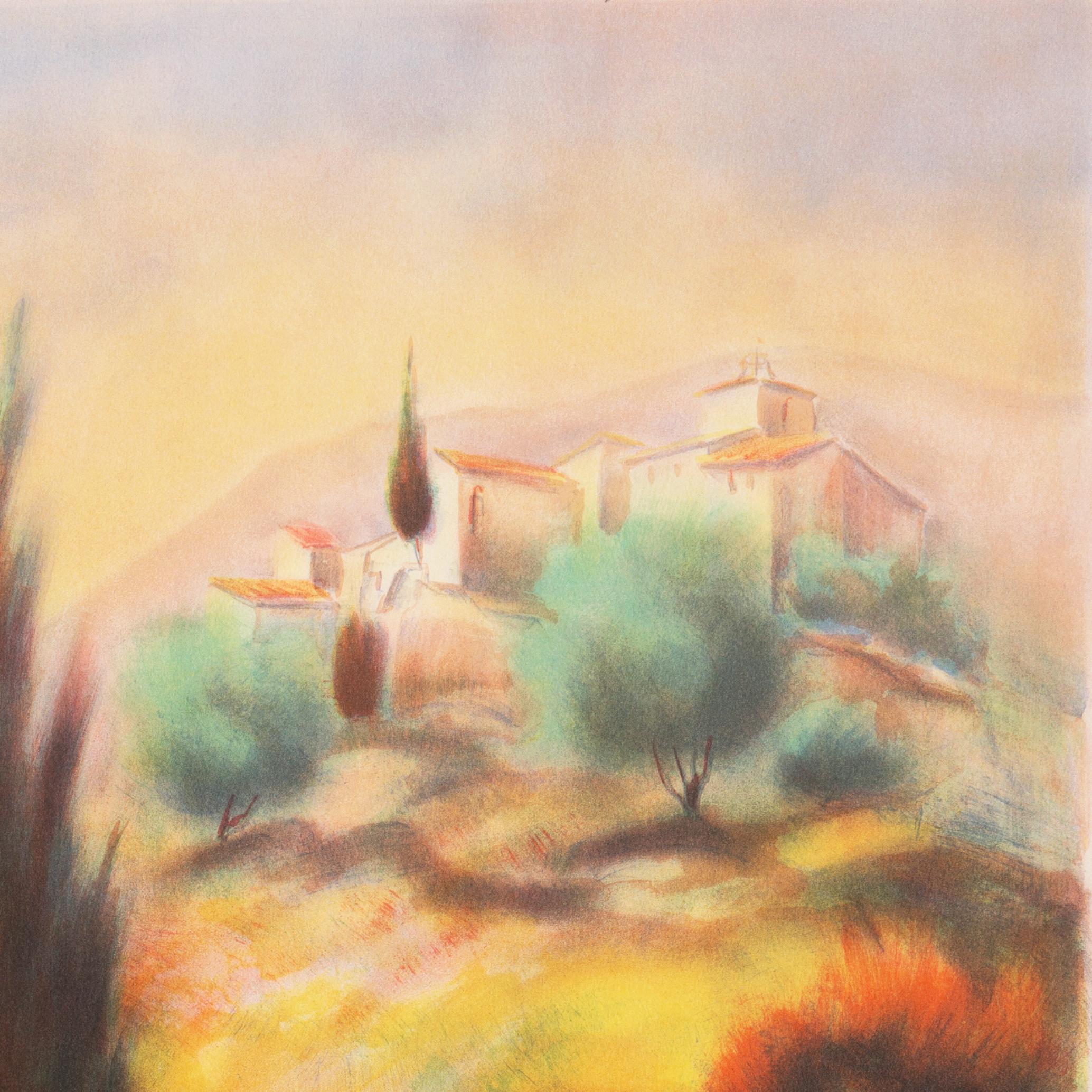 'Provençale Landscape', French Post-Impressionist, Academie Julian For Sale 1