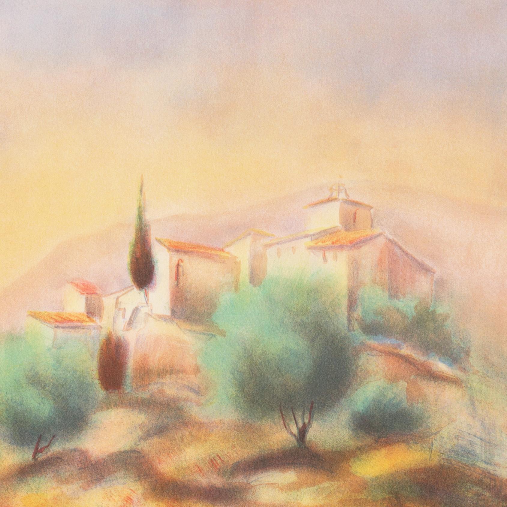 'Provençale Landscape', French Post-Impressionist, Academie Julian For Sale 2