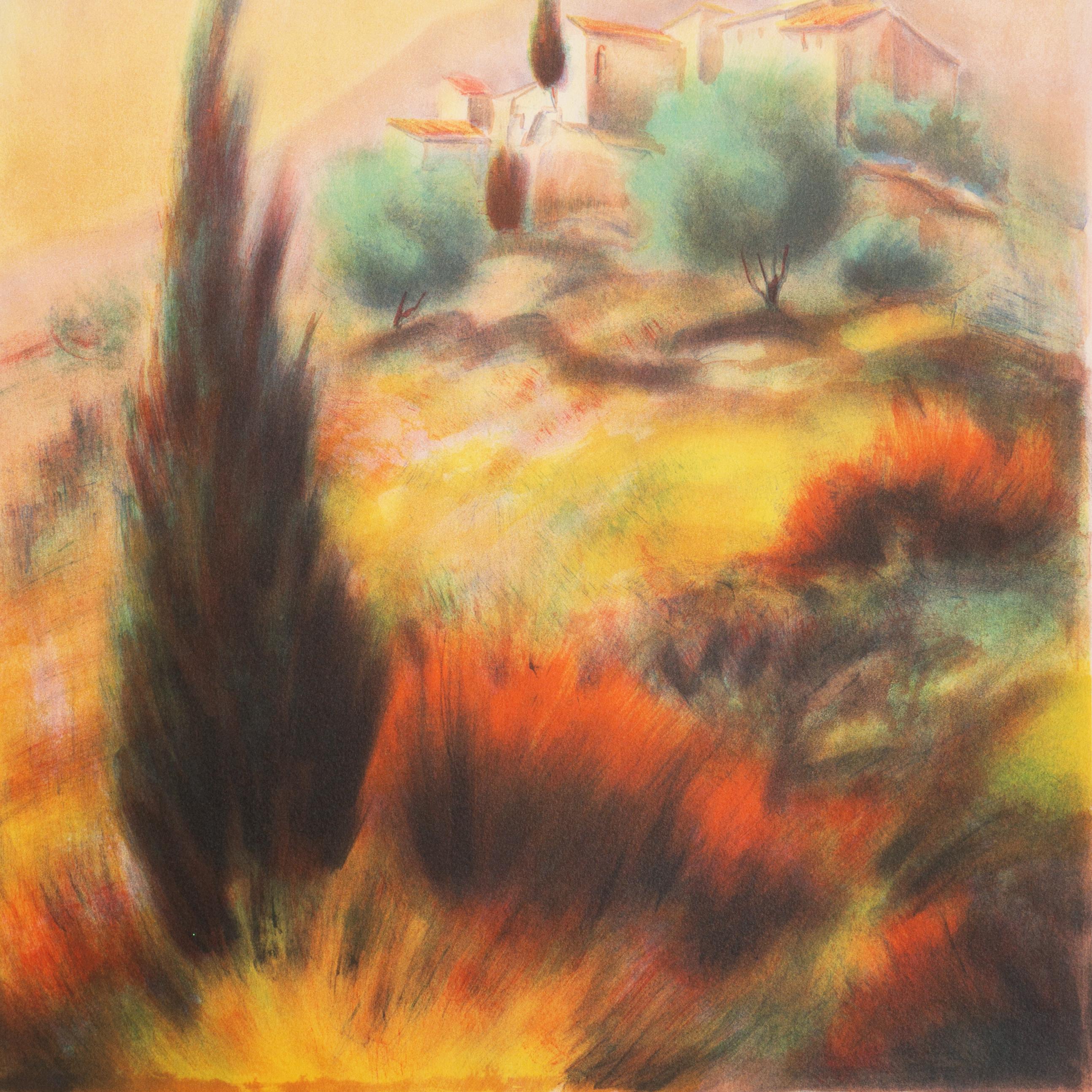 'Provençale Landscape', French Post-Impressionist, Academie Julian For Sale 4