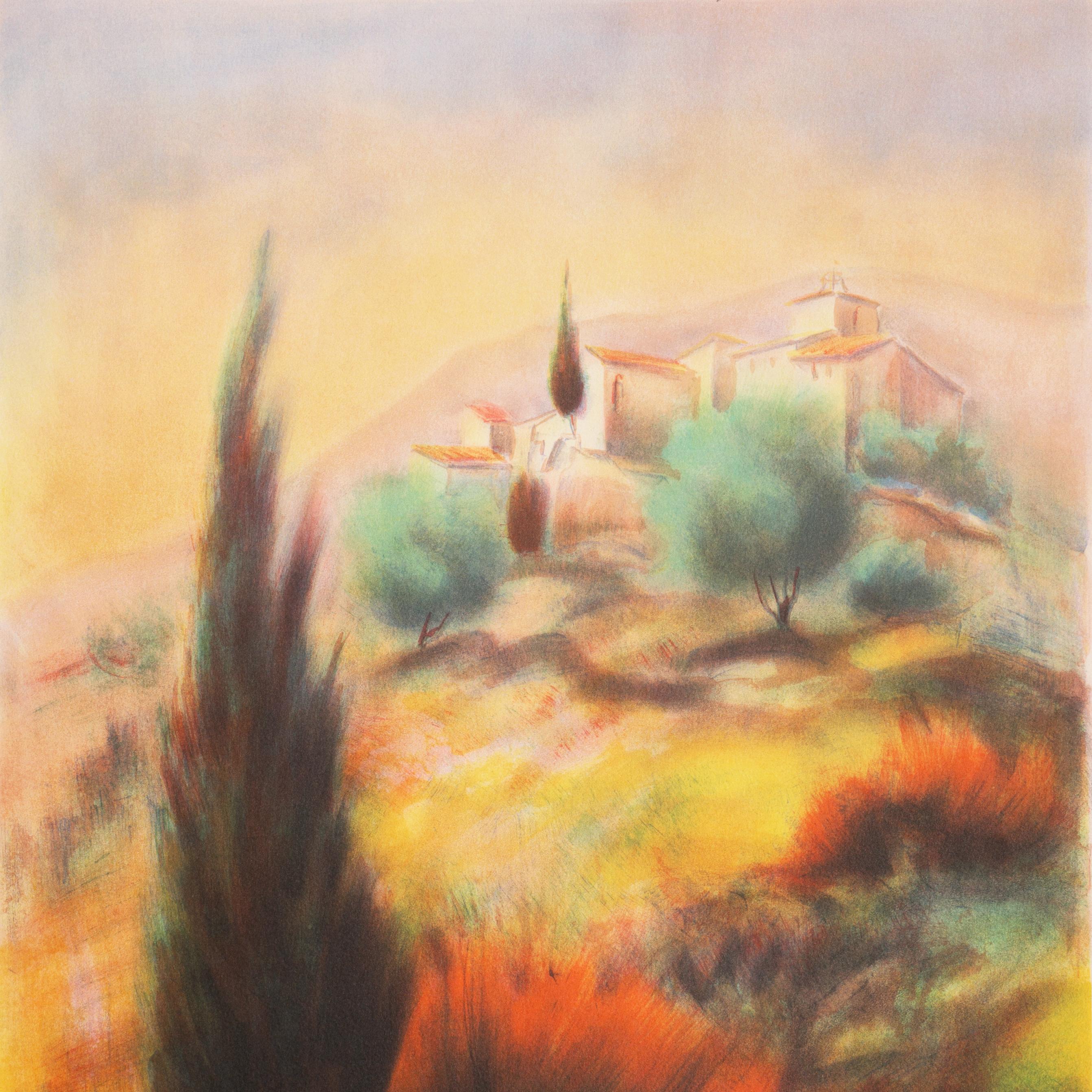 'Provençale Landscape', French Post-Impressionist, Academie Julian For Sale 5