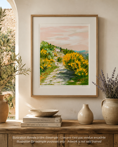 The Small Path in Provence - Original Lithograph, HANDSIGNED & Ltd /150