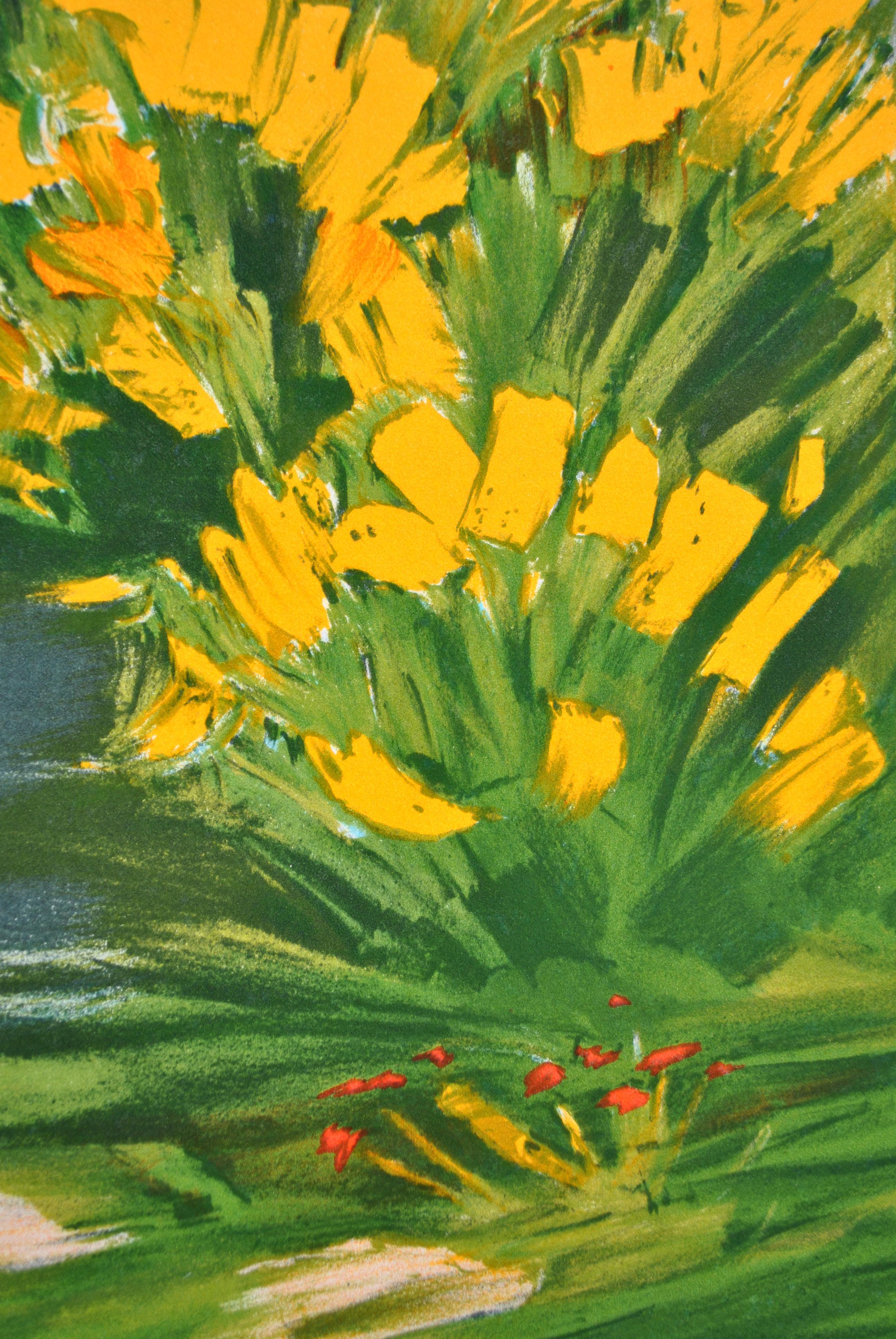 The Small Path in Provence - Original Lithograph, HANDSIGNED & Ltd /150 For Sale 4