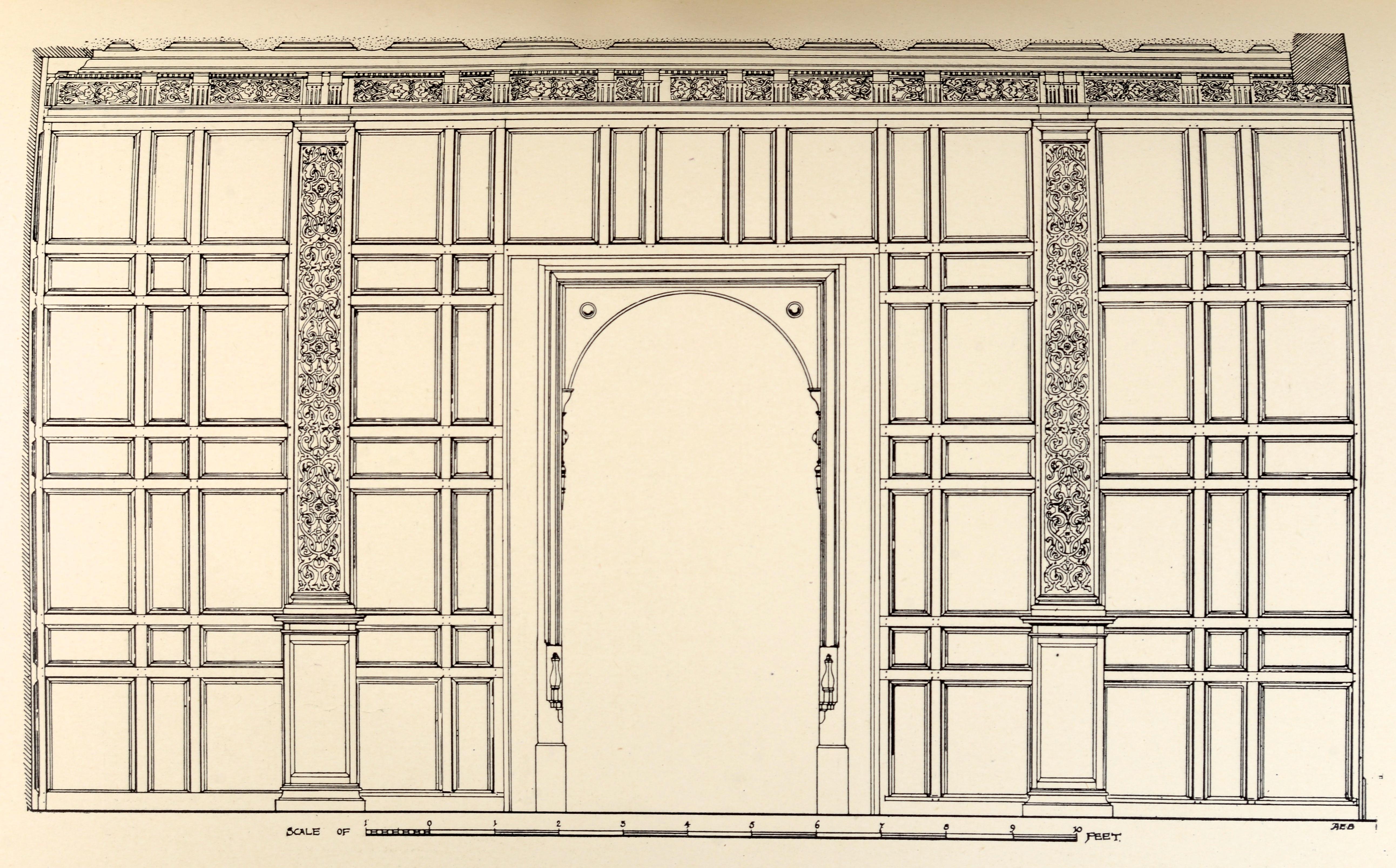 Anglais Victoria and Albert Museum, The Panelled Rooms - Ensemble complet de six volumes  en vente