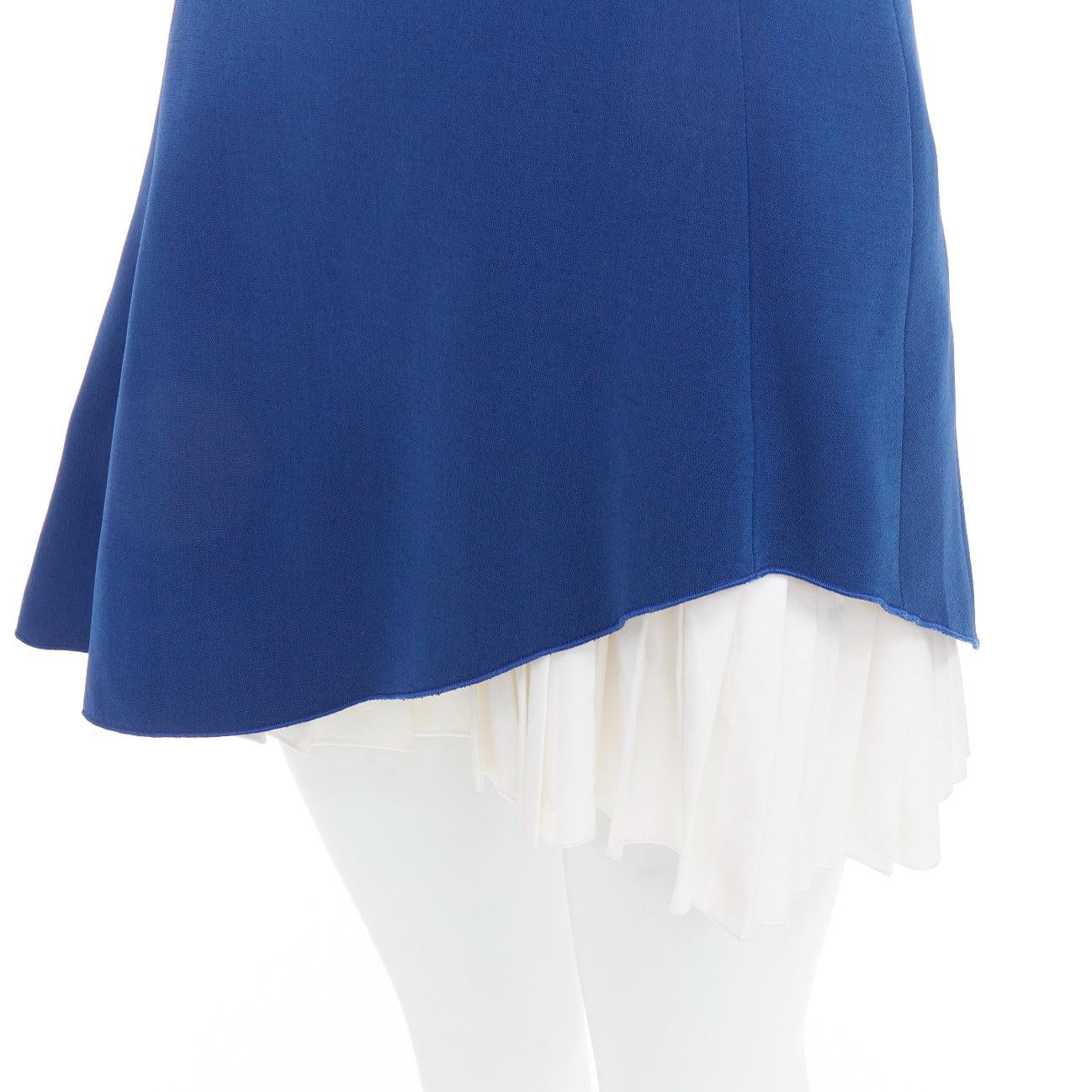 VICTORIA BECKHAM 2014 blue white wool silk pleated hem shift dress UK8 S
Reference: GEGG/A00111
Brand: Victoria Beckham
Designer: Victoria Beckham
Collection: SS 2014
As seen on: Victoria Beckham and Cameron Diaz
Material: Wool, Silk
Color: Blue,
