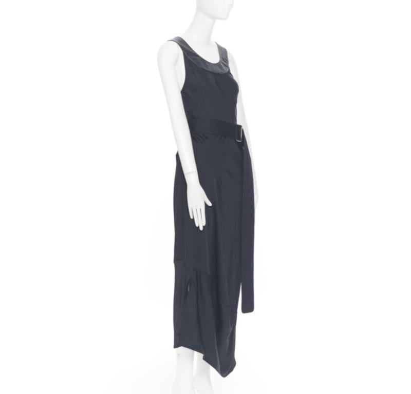 VICTORIA BECKHAM 2018 Runway black satin leather collar belted dress UK8 S
Reference: TGAS/A03537
Brand: Victoria Beckham
Designer: Victoria Beckham
Collection: Resort 2018 - Runway
Material: Viscose, Acetate, Leather
Color: Black
Pattern: