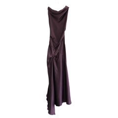 Victoria Beckham Asymmetrisch drapiertes Midikleid Fig