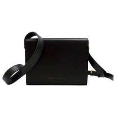 Victoria Beckham Black Leather Vanity Crossbody Bag	