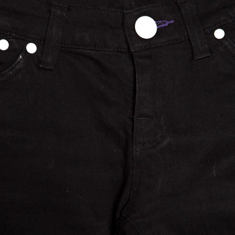 Victoria Beckham Black Slim Fit Denim Jeans S In Good Condition In Dubai, Al Qouz 2
