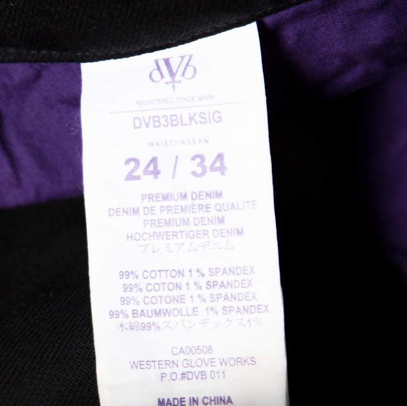 Victoria Beckham Black Slim Fit Denim Jeans S 1