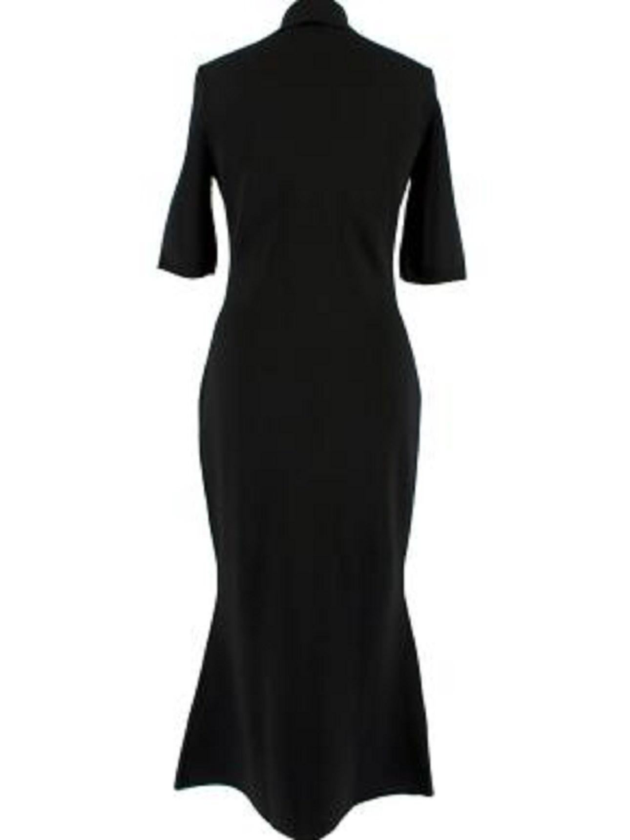 Victoria Beckham Black Stretch Knit Polo Midi Dress

-Ribbed cuffs & hems 
-Slip-on, mid length 
-Short sleeves 
-Slim fitted 
-Stretchy construction 


Material: 

Elastane 

Made in England 

9.5/10 excellent condition

No care label but we