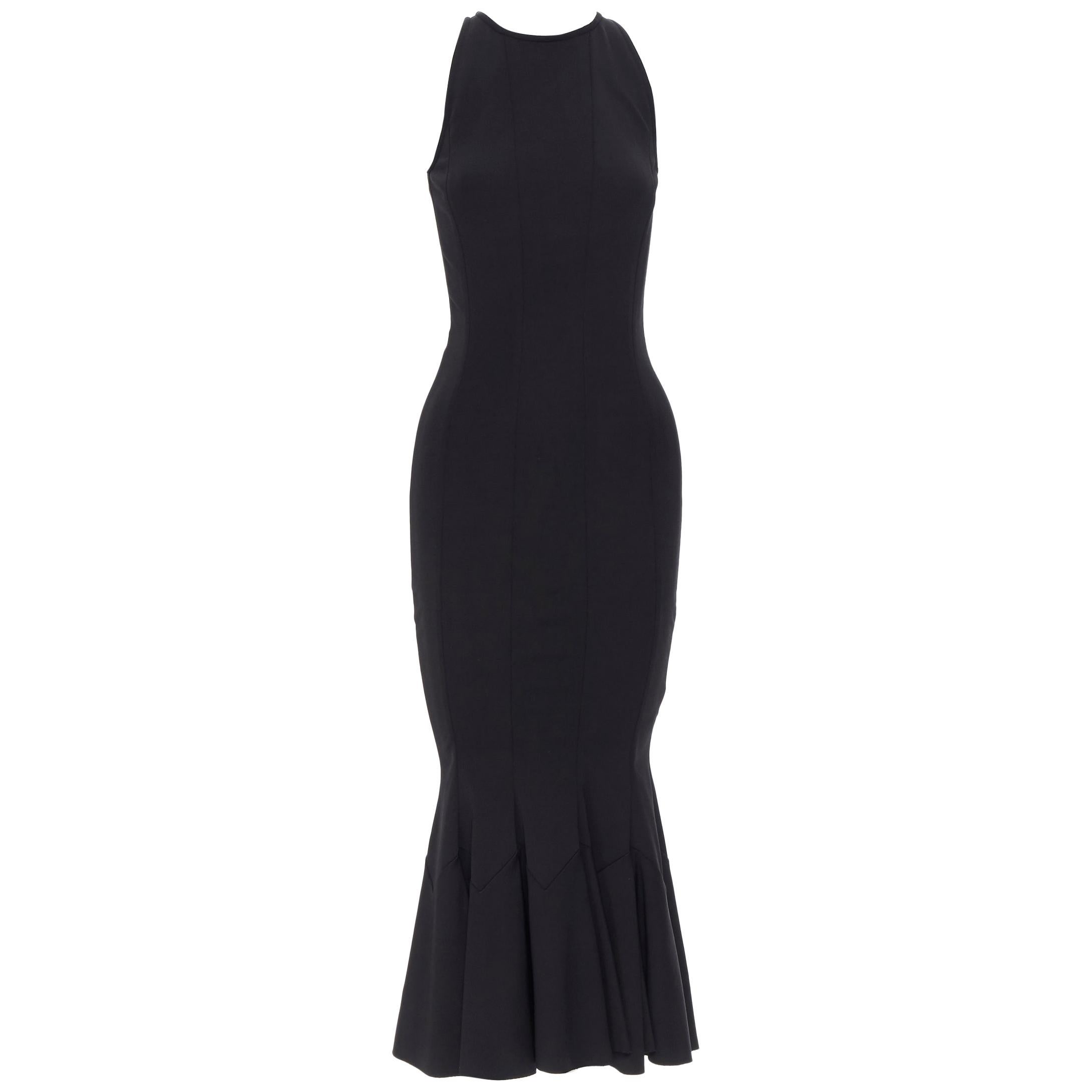 Victoria Beckham Off-the-Shoulder Asymmetric Stretch-Knit Midi Dress at ...