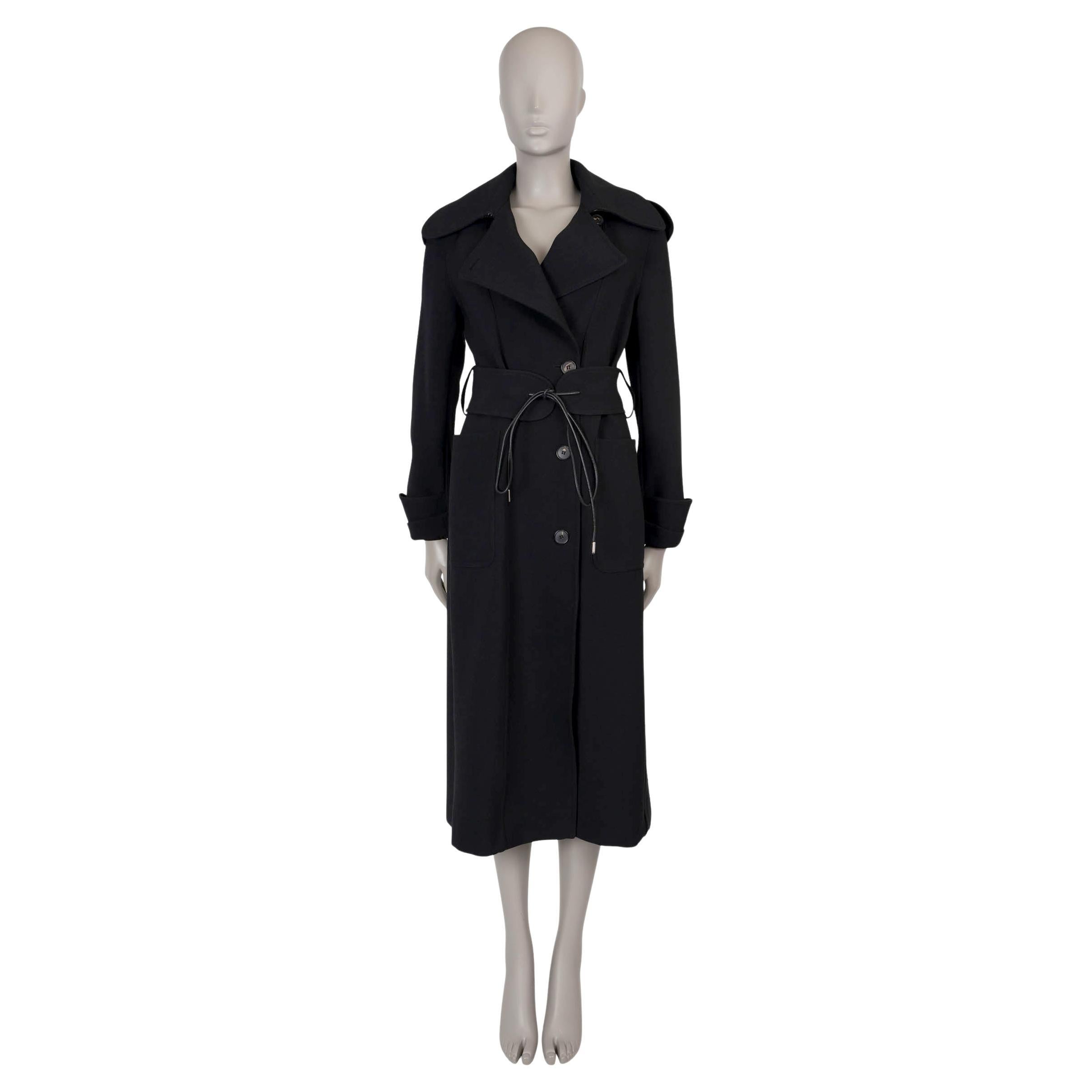 Victoria Victoria Beckham in lana nera 2020 con cintura MIDI Giacca 8 XS
