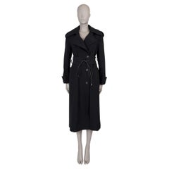 Victoria Victoria Beckham in lana nera 2020 con cintura MIDI Giacca 8 XS