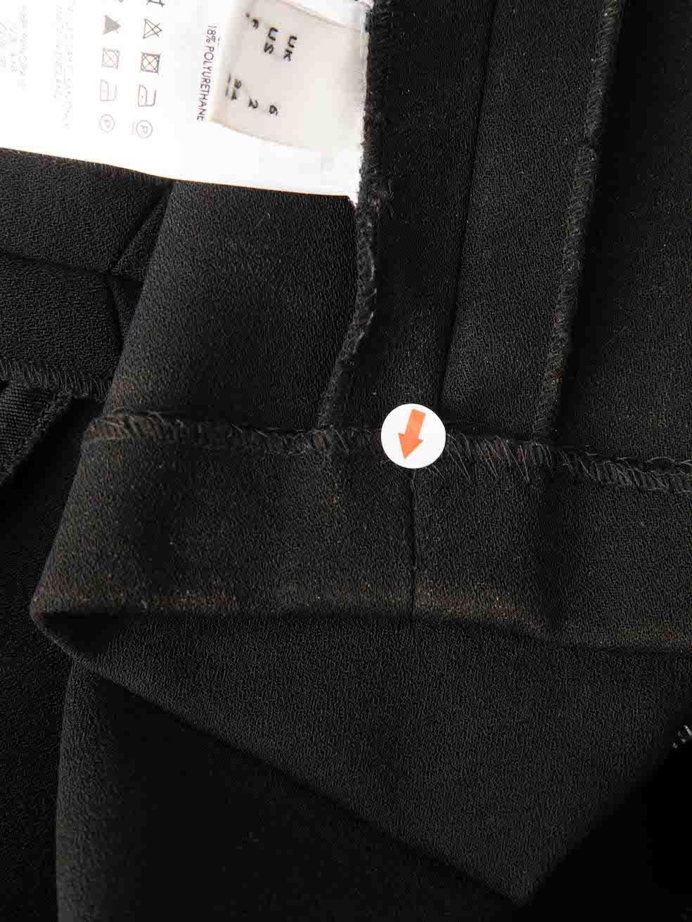 Women's Victoria Beckham Black Wool Midi Pencil Skirt Size XS For Sale