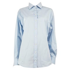 Victoria Beckham Blue Button Down Shirt Size M