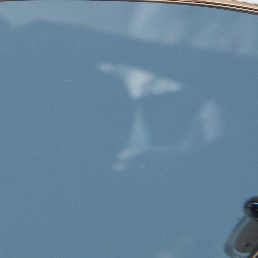 Victoria Beckham Blue Tinted Aviator Sunglasses For Sale 2