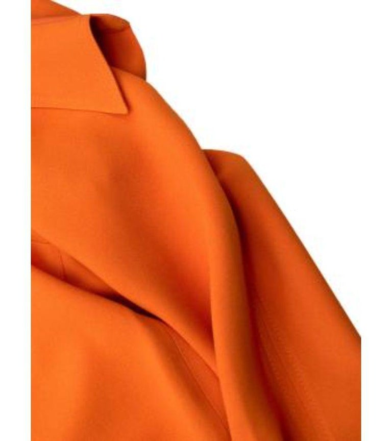 Victoria Beckham Keyhole V Neck Dress Red 12