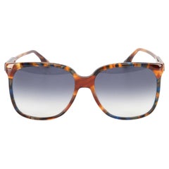 Victoria Beckham Brown & Blue Gradient Sunglasses