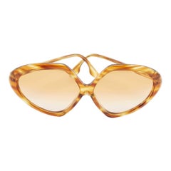 Victoria Beckham Brown Gradient VB614S Sonnenbrille in Übergröße