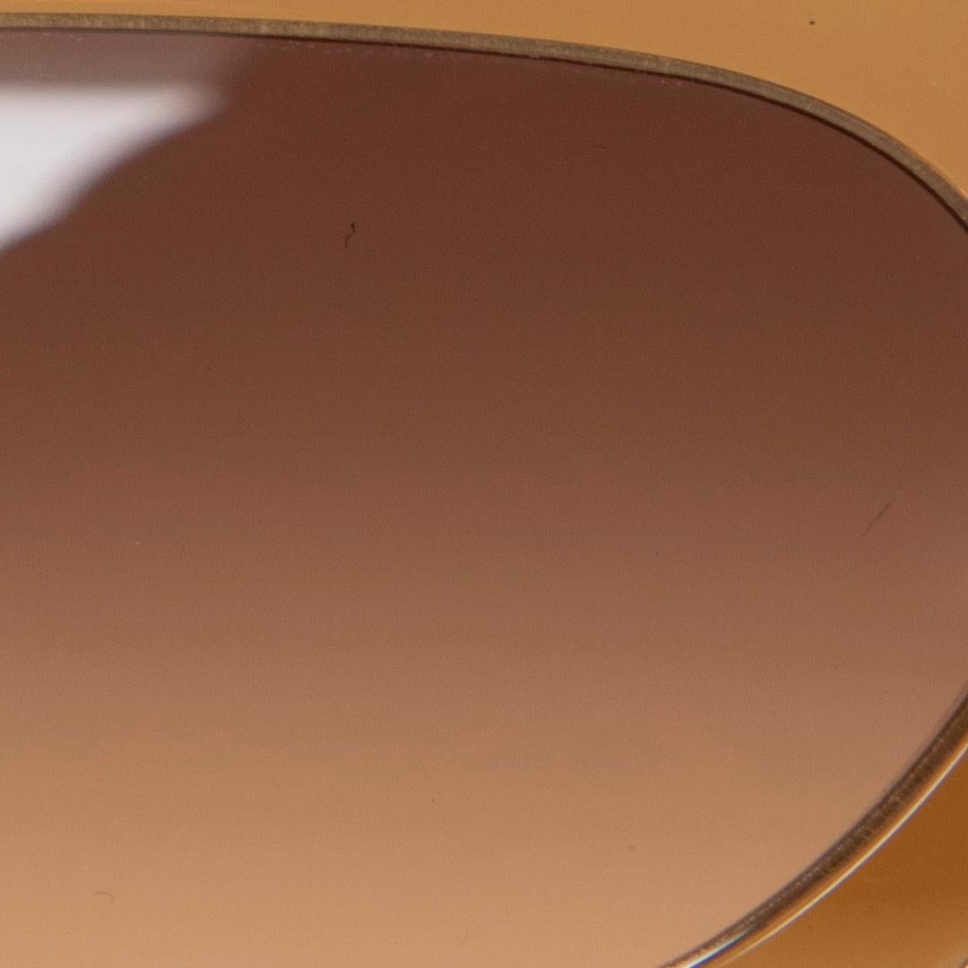 Gafas de sol cuadradas Victoria Beckham Gradiente Caramelo en venta 1