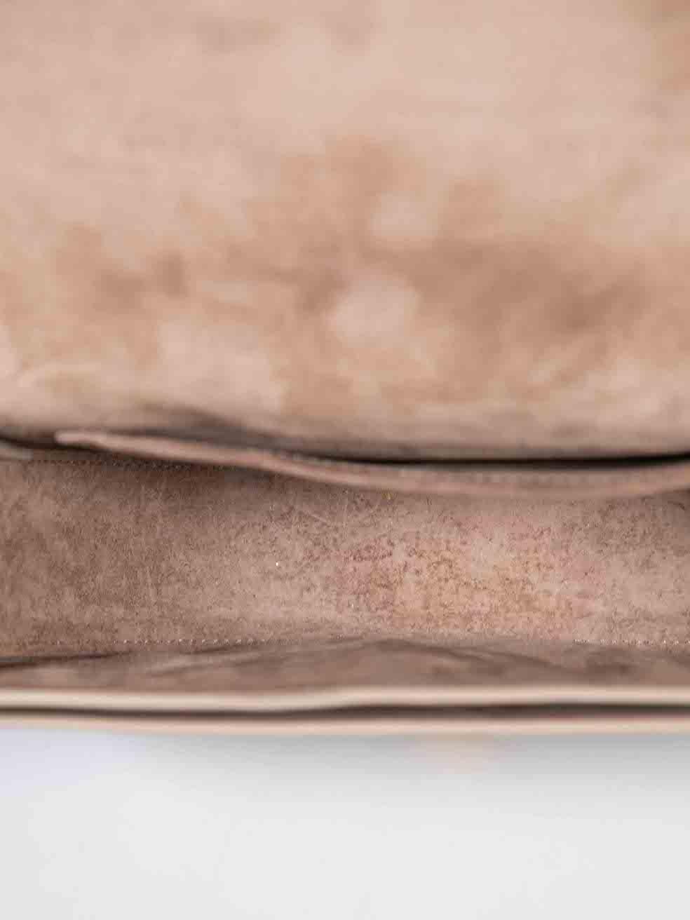 Victoria Beckham Ecru Leather Half Moon Box Shoulder Bag For Sale 1