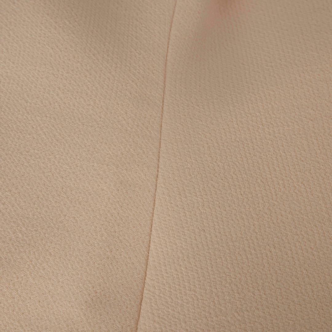 Beige Victoria Beckham Ecru Wool Flared Hem Dress Size M For Sale