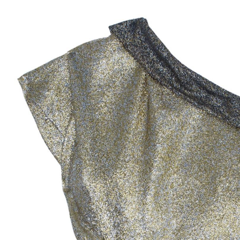 Women's Victoria Beckham Fall 2010 Metallic One-Shoulder Cocktail Dress S