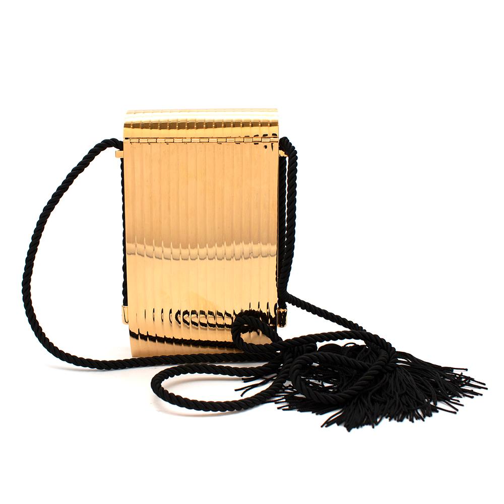 Victoria Beckham Gold Box Minaudiere Cross Body Bag For Sale 1