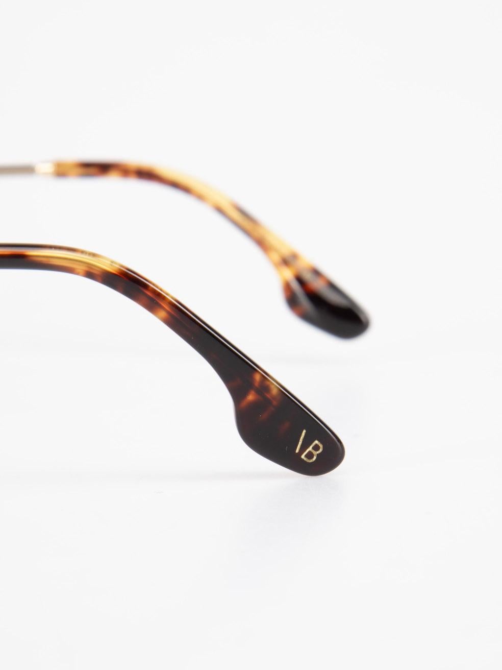 Victoria Beckham Gold Pilot Yellow Gradient Sunglasses 1