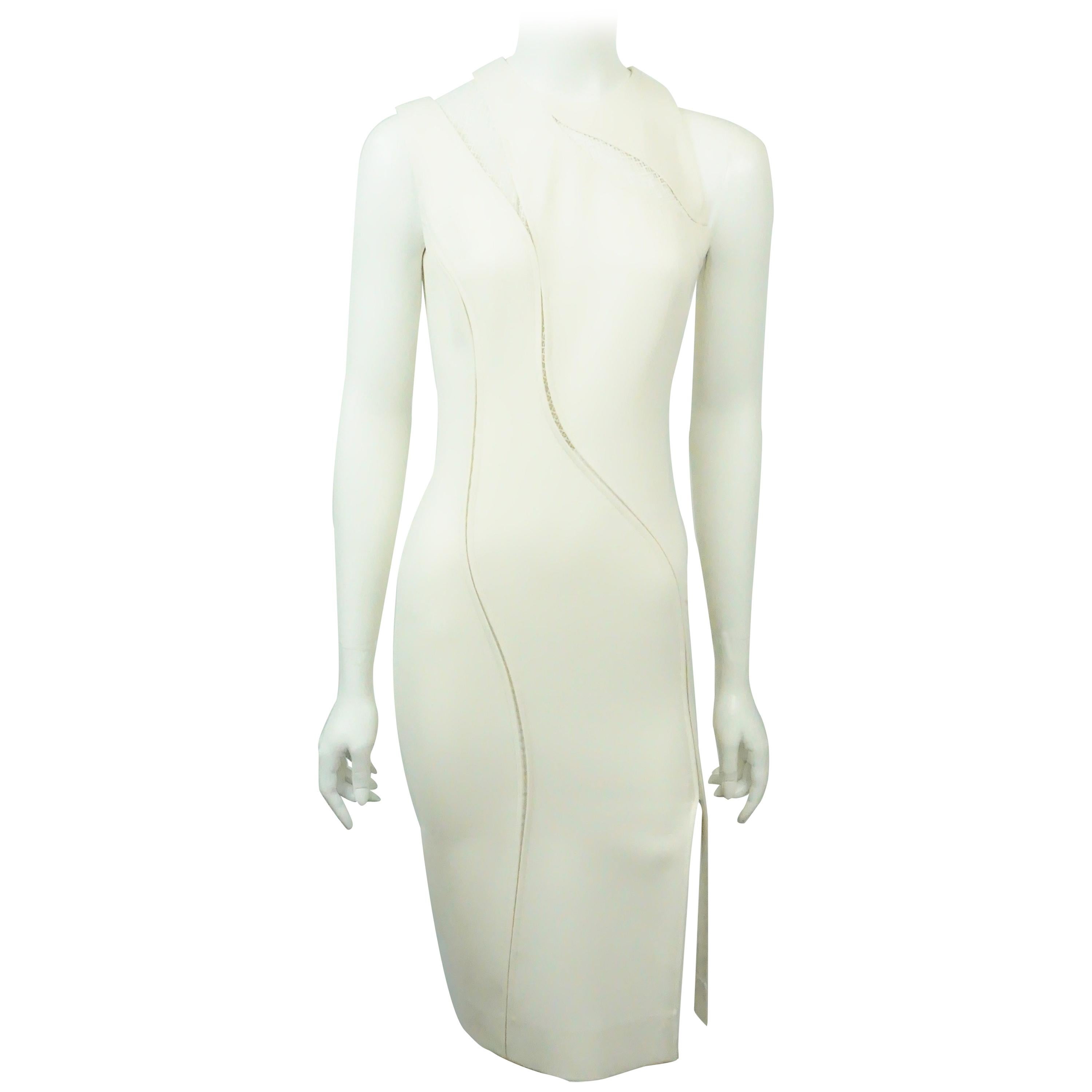 Victoria Beckham Ivory Dress-4 For Sale