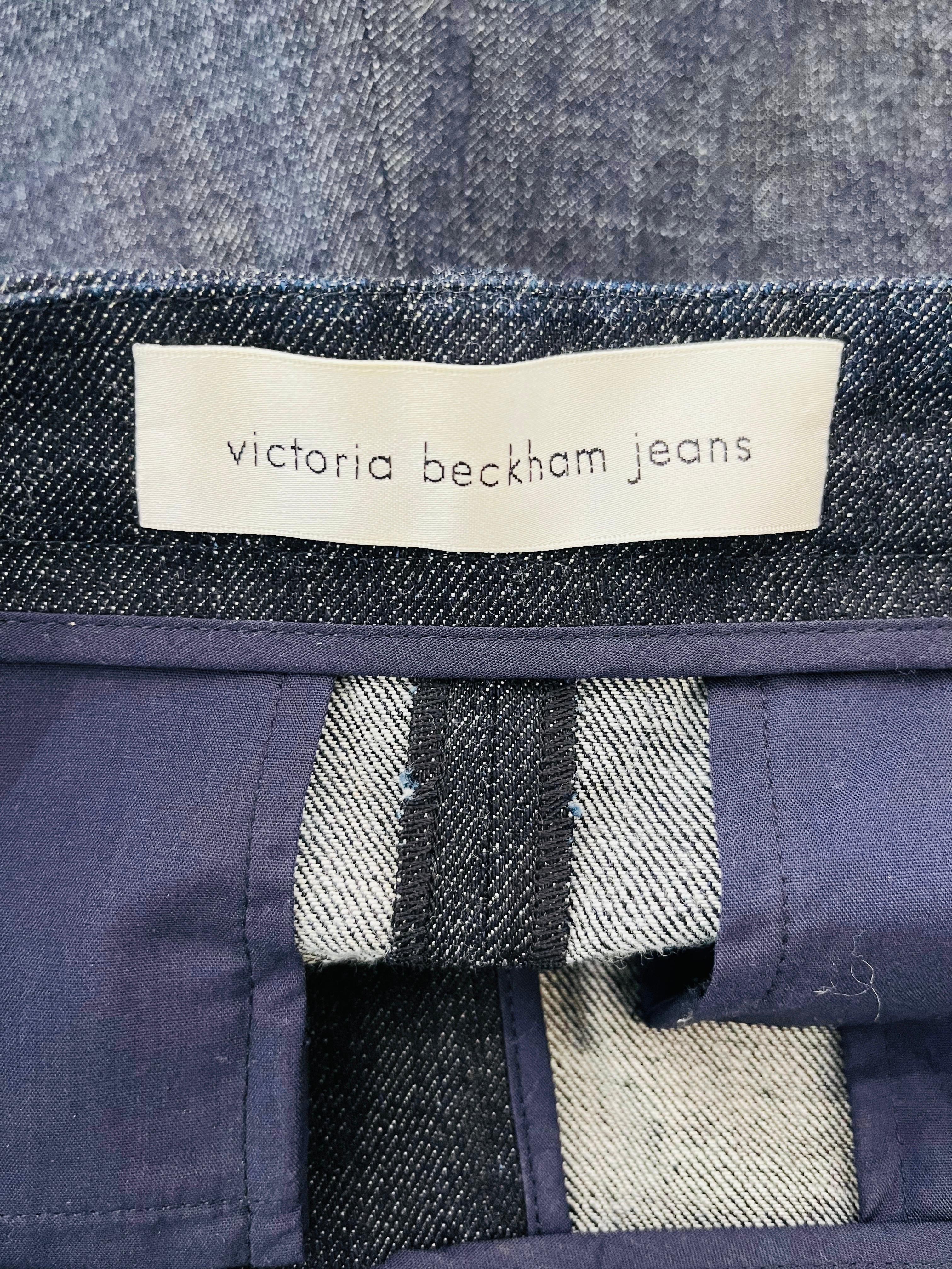 Victoria Beckham Jeans Cotton Denim Shorts For Sale 1