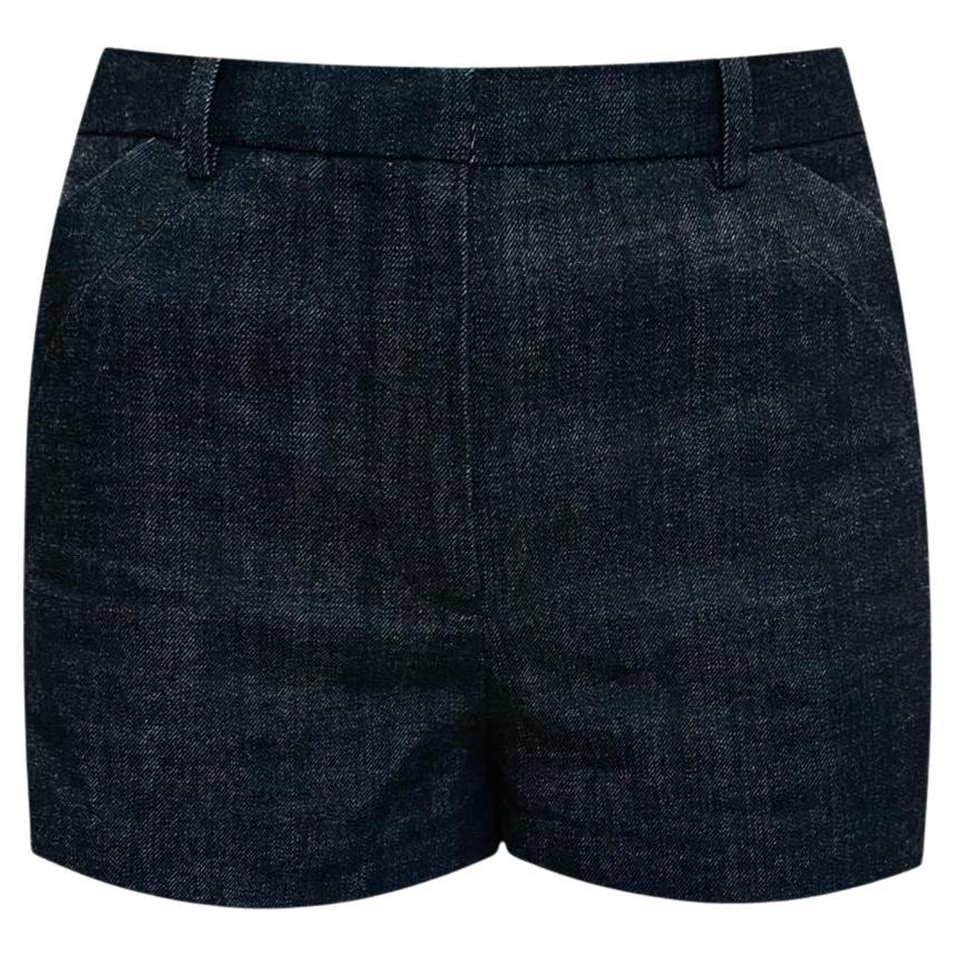 Victoria Beckham Jeans Cotton Denim Shorts For Sale