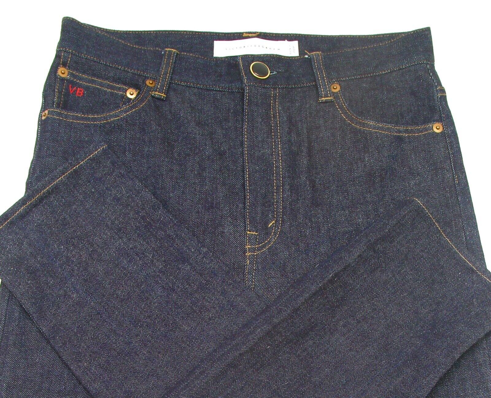 VICTORIA BECKHAM Jeans Denim Dunkel gewaschenes Skinny Bein hochgeschnitten Gr. 27 im Angebot 3