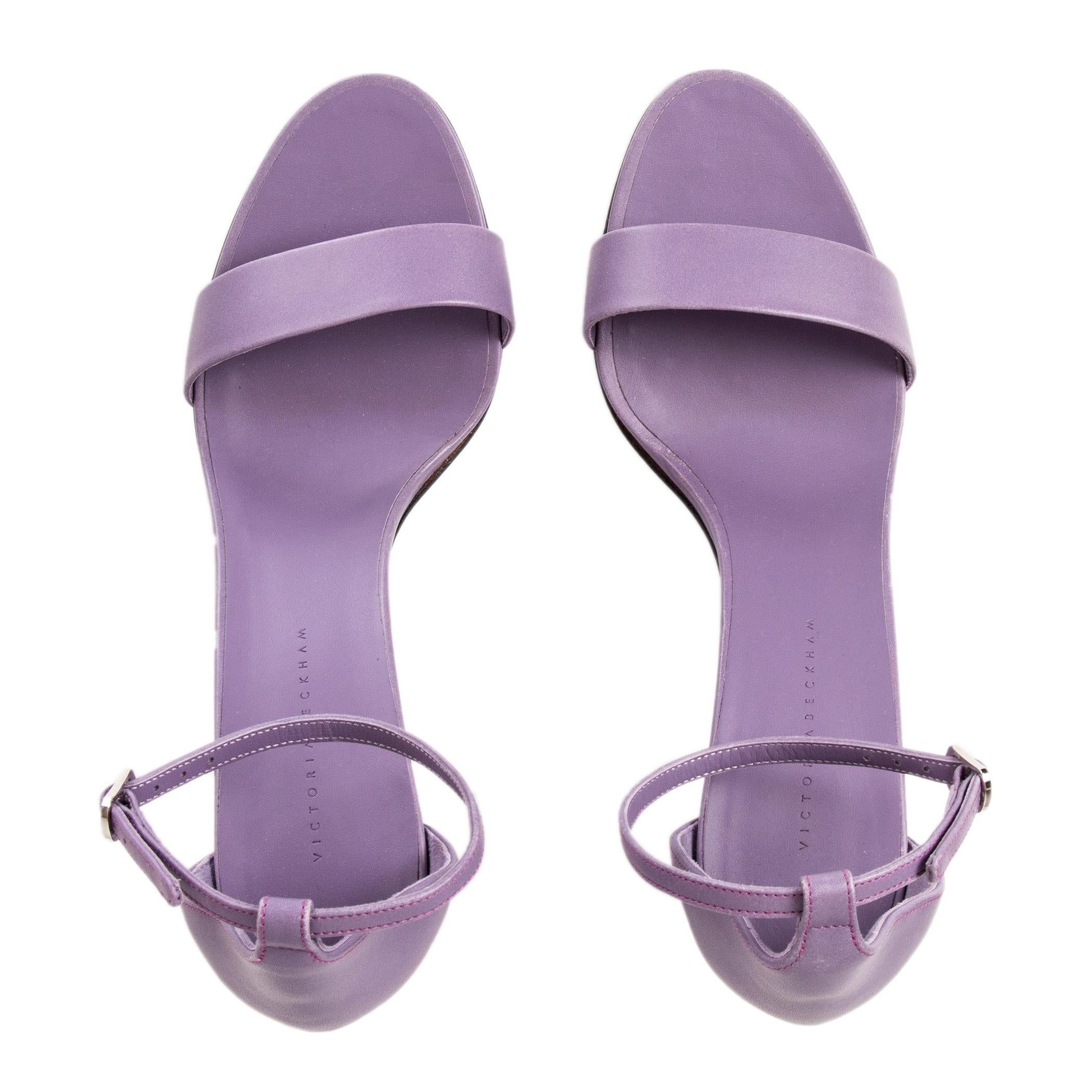 lavender block heels