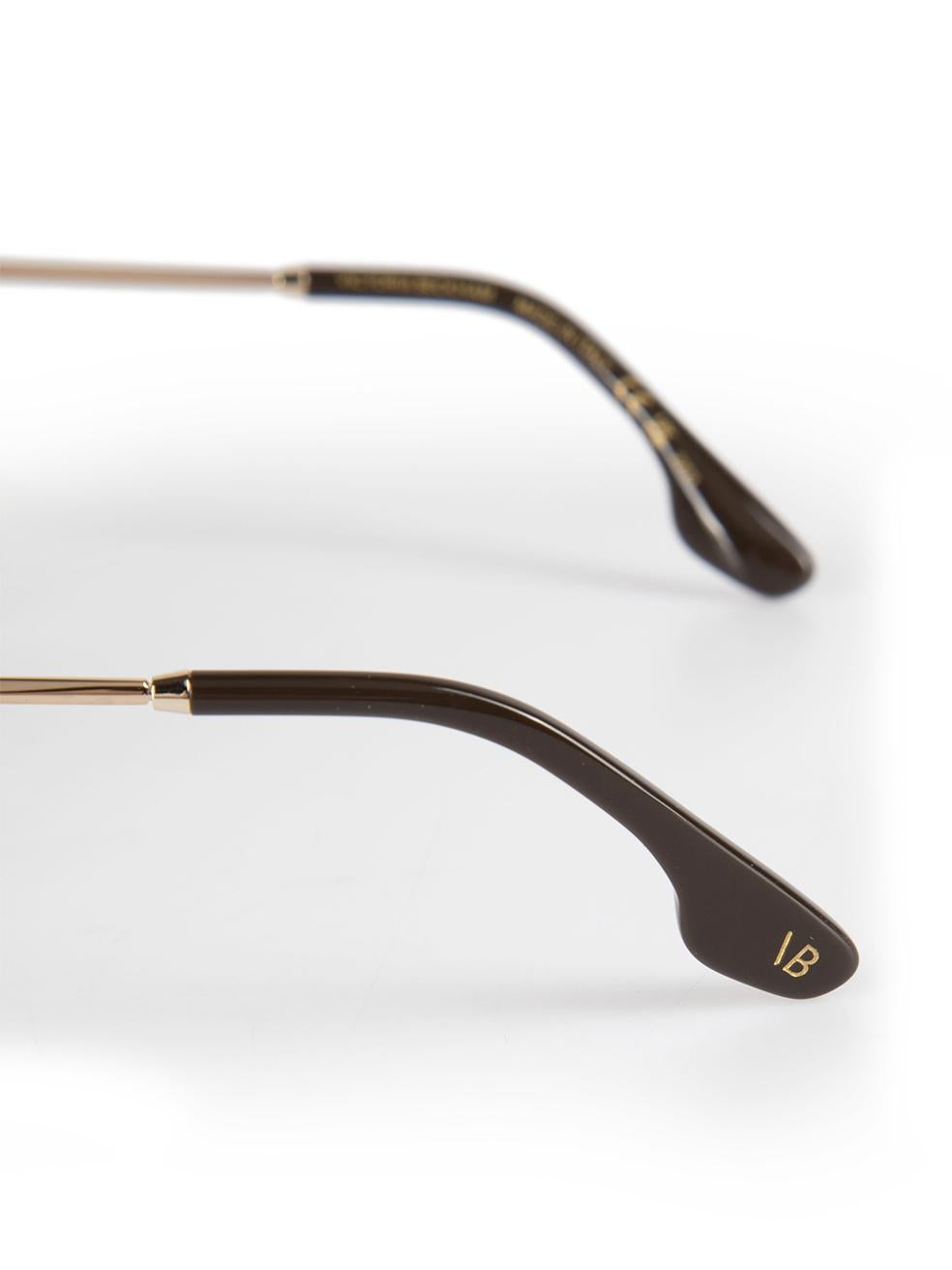 Lunettes de soleil Victoria Beckham Mocha Navigator en vente 2